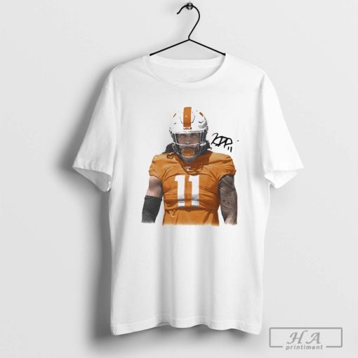 Keenan Pili Tennessee Vols NCAA Portrait T-shirt