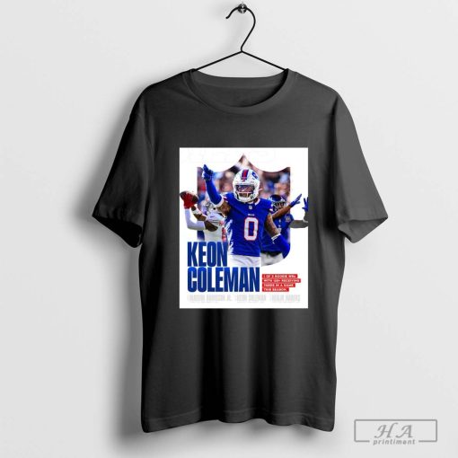 Keon Coleman Buffalo Bills 1 Of 3 Rookie WRs With 125+ Receiving Yards In A Game This Season T-shirt