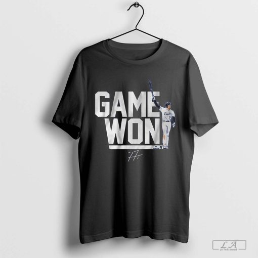 LA Dodgers Freeman Game Won signature T-Shirt