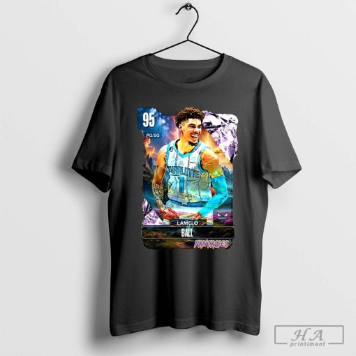 LaMelo Ball Charlotte Hornets Fantasy Graphic NBA 2024 T-shirt