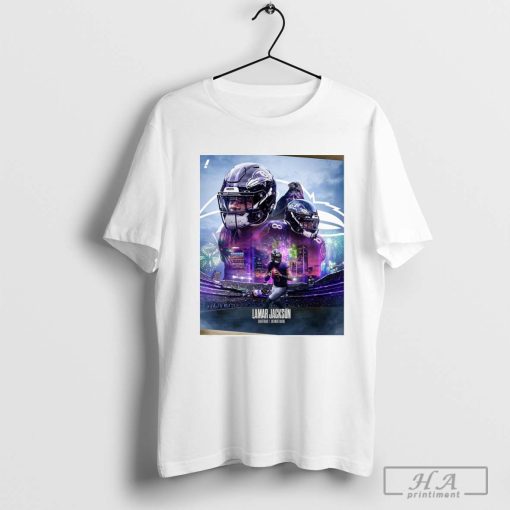 Lamar Jackson Baltimore Ravens Quarterback Threw Five Touchdowns On Monday Night Football T-shirt