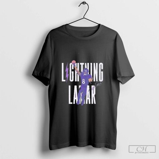 Lamar Jackson Baltimore Ravens Touchdown Leap signature shirt