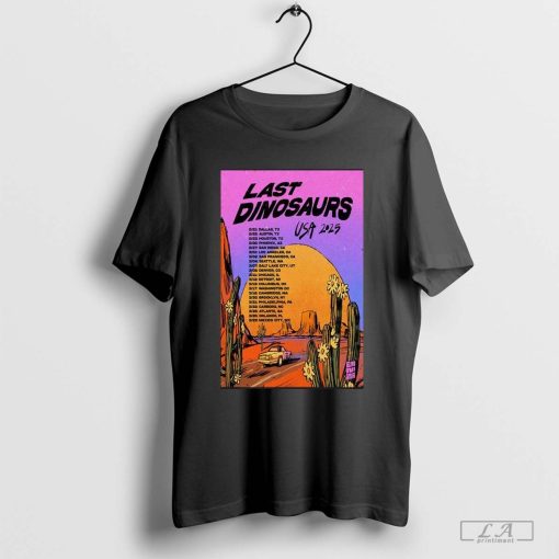 Last Dinosaurs America 2025 Tour Poster shirt