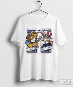 League Division Mascot Matchup Kansas City Royals Vs New York Yankees 2024 American Shirt