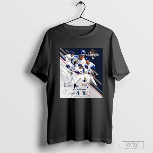 Los Angeles Dodgers 2024 MLB World Series Champions Dodgers 4 – X Yankees Shirt