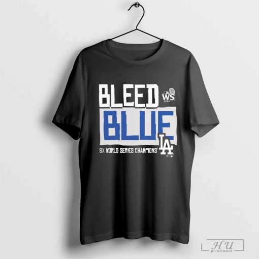 Los Angeles Dodgers 2024 World Series Champions Bleed Blue Shirt