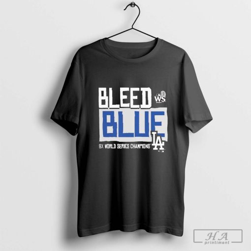 Los Angeles Dodgers 2024 World Series Champions Bleed Blue Shirt