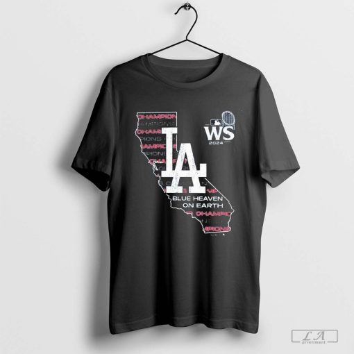 Los Angeles Dodgers 2024 World Series Champions Tri-Blend Local Shirt