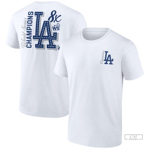 Los Angeles Dodgers 8-Time World Series Champions 2 sides shirt