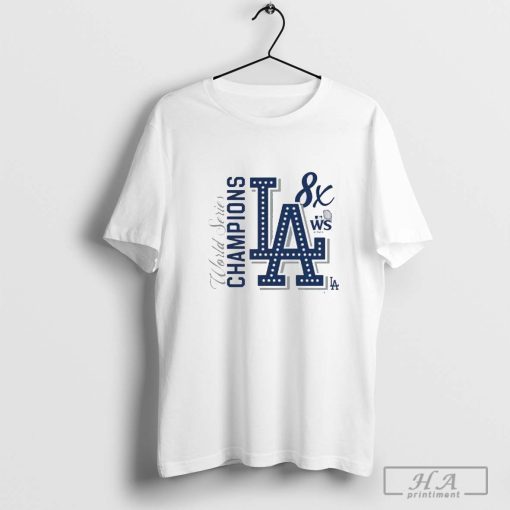 Los Angeles Dodgers 8-Time World Series Champions Shirt