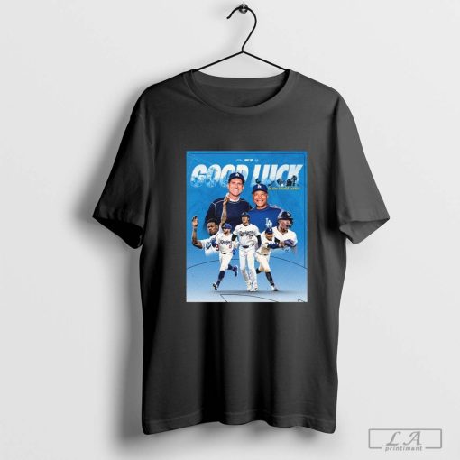 Los Angeles Dodgers Bolt Up Good Luck In The World Series Shirt