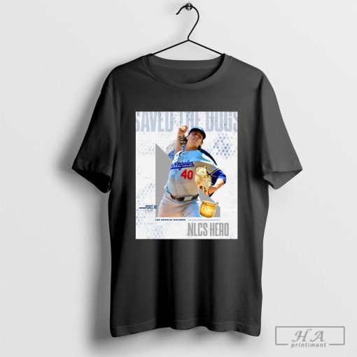 Los Angeles Dodgers Brent Honeywell Saved The Dogs NLCS Hero T-shirt