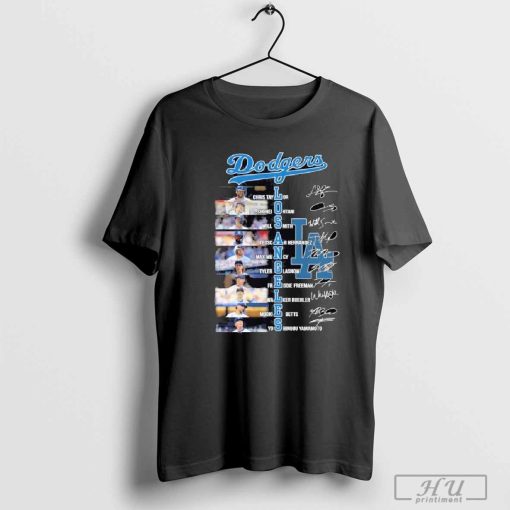 Los Angeles Dodgers NLCS Players Signatures Shirt