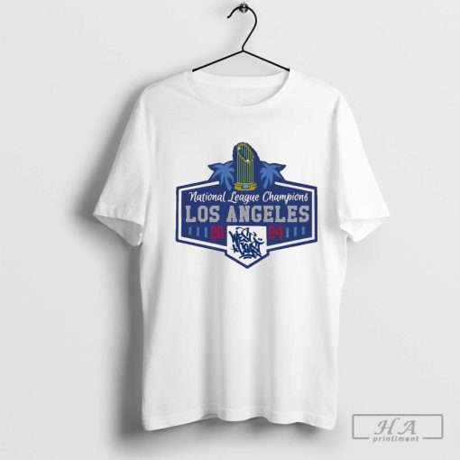 Los Angeles Dodgers National League Champions West Coast 2024 MLB T-shirt