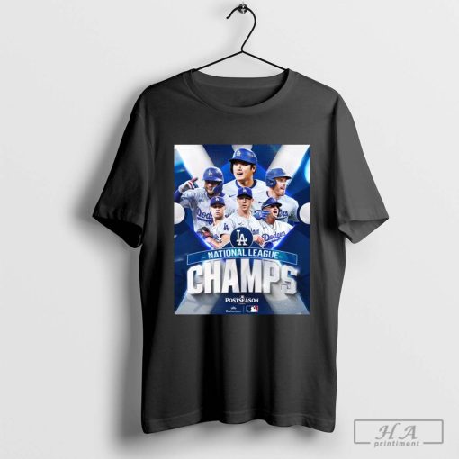 Los Angeles Dodgers National League Champs MLB Postseason 2024 T-shirt