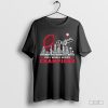 Los Angeles Dodgers The Champions Of 2024 World Series Skyline Logo T-Shirt