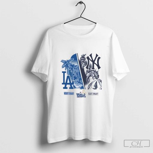 Los Angeles Dodgers West Coast vs. New York Yankees East Coast 2024 World Series Matchup shirt