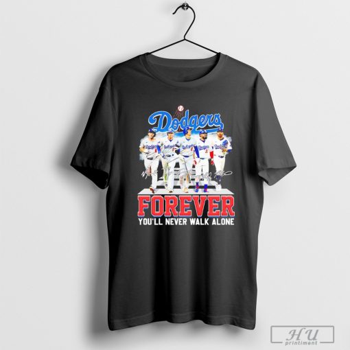 Los Angeles Dodgers players forever you'll never walk alone shirt