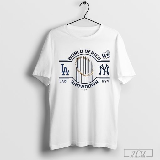 Los Angeles Dodgers vs. New York Yankees 2024 World Series Matchup Changeup Matchup T-Shirt