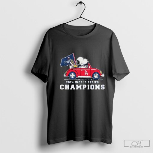 Los Angeles Dodgers x Snoopy 2024 World Series Victory T-Shirt