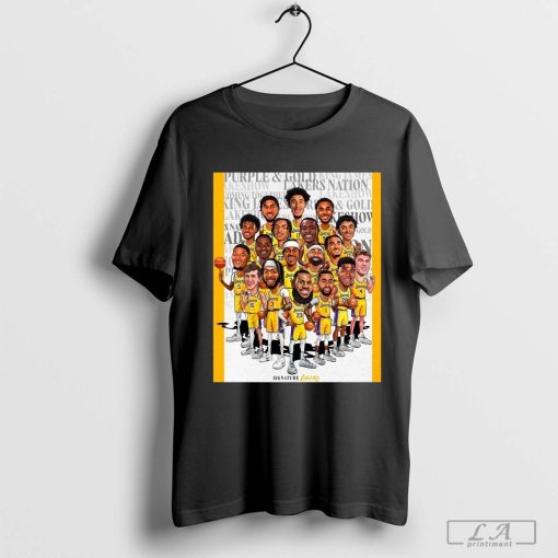 Los Angeles Lakers Basketball Nation 24 Hours ‘Til Signature shirt