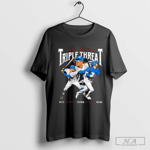 Los Angeles Triple Threat Betts Freeman Ohtani T-shirt