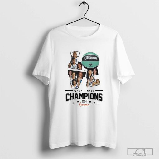 Love New York Liberty 2024 WNBA Finals Champions Shirt