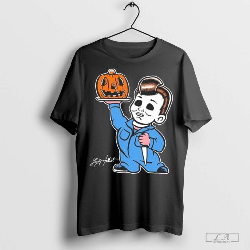 Lucky Hellcat Michael Big Boy Pumpkin Halloween 2024 Graphic t-shirt