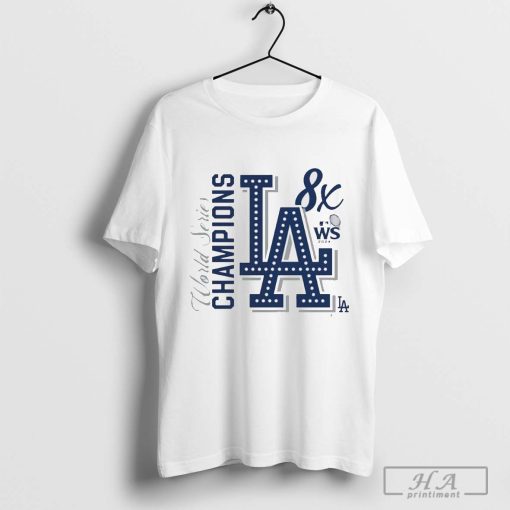 MLB Los Angeles Dodgers 8-Time 2024 WS World Series Champions T-shirt