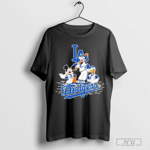 MLB Los Angeles Dodgers Mickey Mouse Donald Duck Goofy Baseball 2024 T-shirt