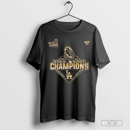 MLB Los Angeles Dodgers World Series 2024 Champions Limited Gold Shirt