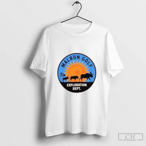 Malbon Golf Exploration Dept Logo Shirt