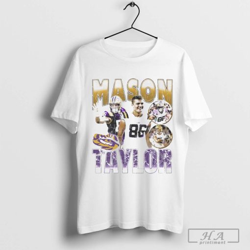 Mason Taylor LSU Tigers 90s Retro Graphic Players T-shirt