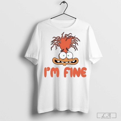 Mel Mitchell Wearing Inside Out 2 Anxiety I’m Fine T-Shirt