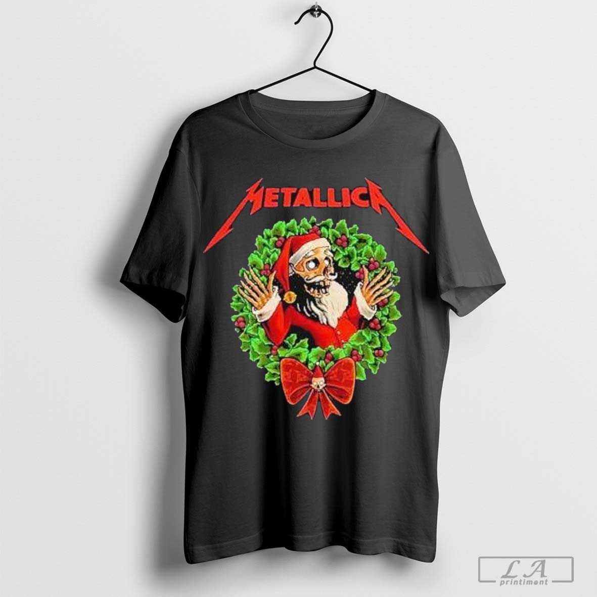Metallica Creeping Claus Holiday Christmas 2024 Unisex T-Shirt