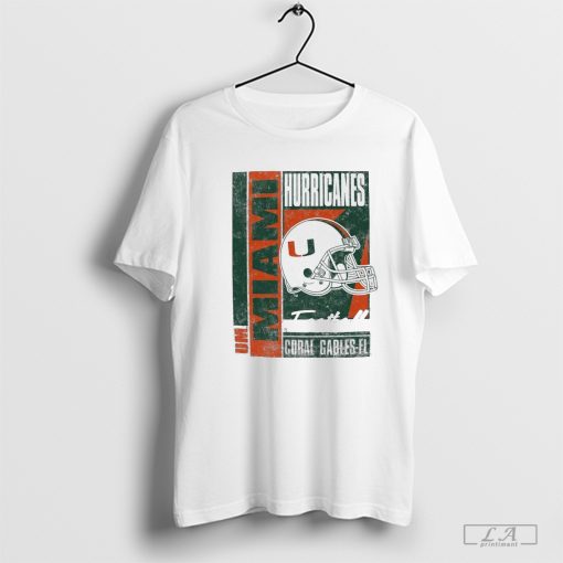 Miami Hurricanes Retro Palms Coral Gables-FL Shirt