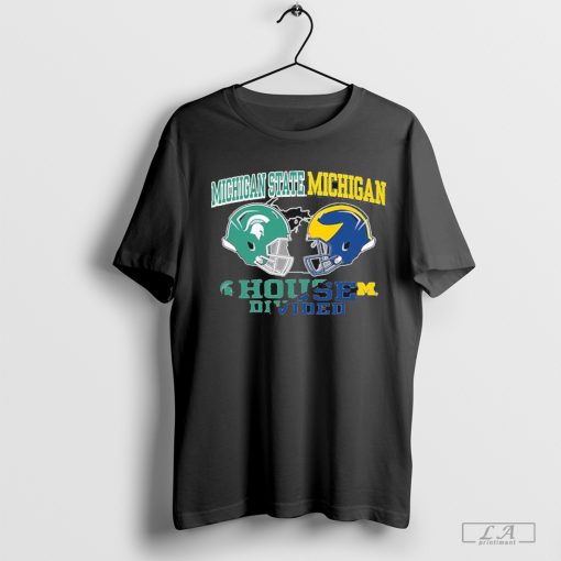 Michigan State vs Michigan Wolverines 2024 Paul Brawl House Divided Shirt