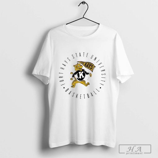 Midwest Energy Fort Hays State University Basketball Logo T-shirt