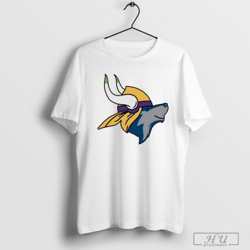 Minnesota Timberwolves and Minnesota Vikings logo combined shirt