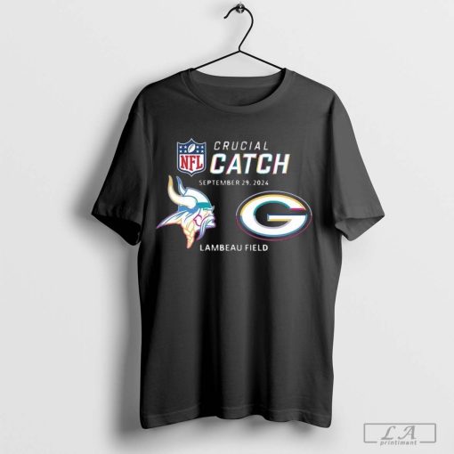 Minnesota Vikings vs Green Bay Packers Lambeau Field Crucial Catch September 29,2024 Matchup shirt