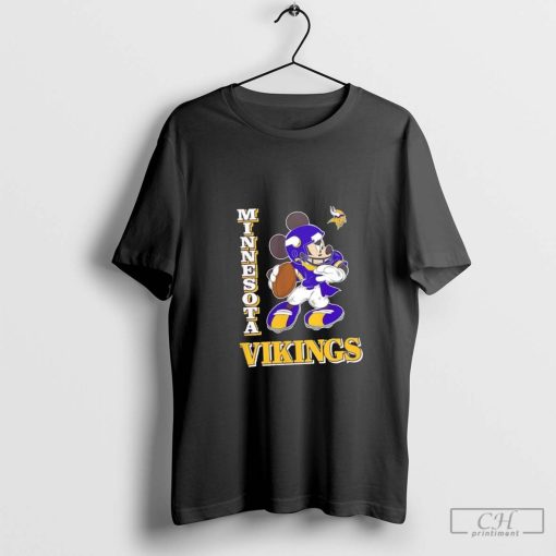 Minnesota Vikings x Mickey Mouse player helmet shirt