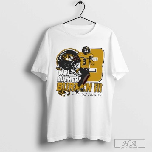 Mizzou Tigers NIL Football Luther Burden III WR1 NCAA 2024 T-shirt