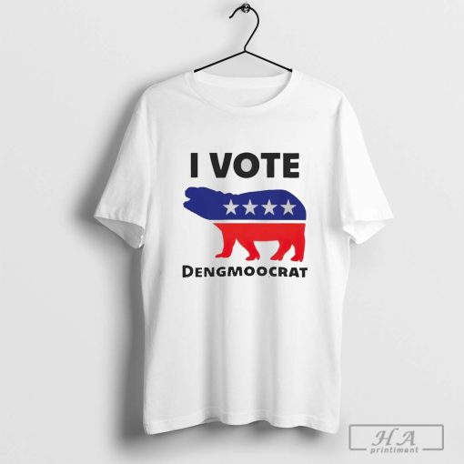 Moo Deng Vote Democrat I Vote Dengmoocrat shirt