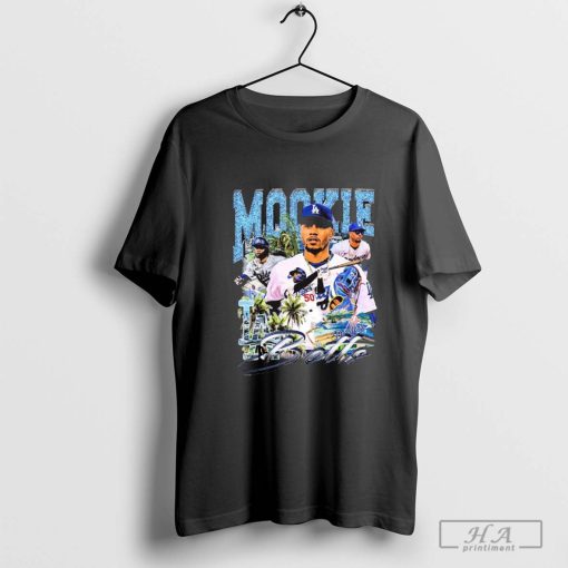 Mookie Betts Los Angeles Dodgers Baseball World Series Graphic T-shirt