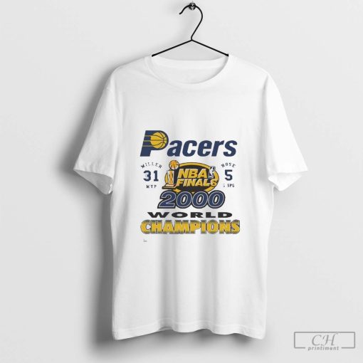 NBA Finals 2000 World Champions Indiana Pacers shirt