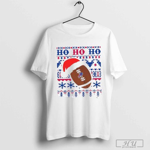 NFL Buffalo Bills Football Santa Claus Ho Ho Ho Christmas 2024 Shirt