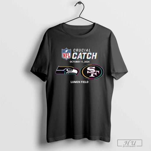 NFL Crucial Catch Seattle Seahawks San Francisco 49ers Lumen Field October 11, 2024 t-shirt