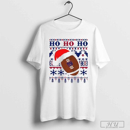 NFL New York Giants Football Santa Claus Ho Ho Ho Christmas 2024 Shirt