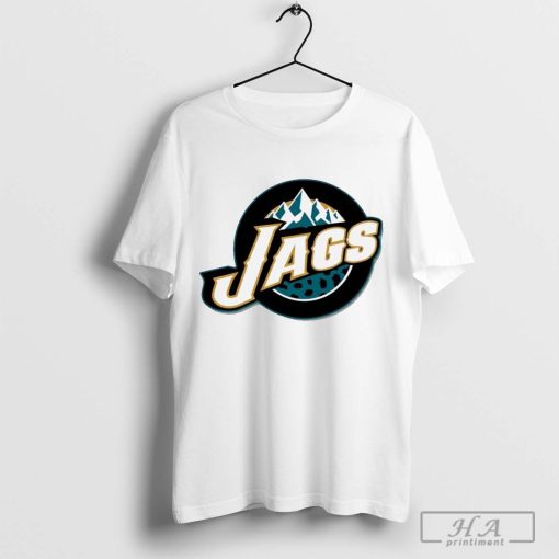 NFL x NBA Jacksonville Jaguars X Utah Jazz Logo Mash Shirt