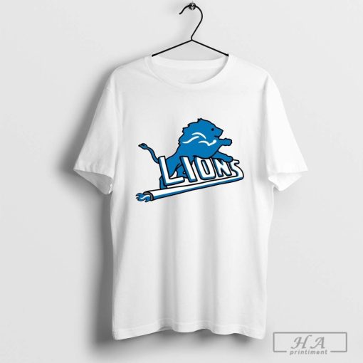 NFL x NBA Lions X Pistons Logo Mash Combine Shirt